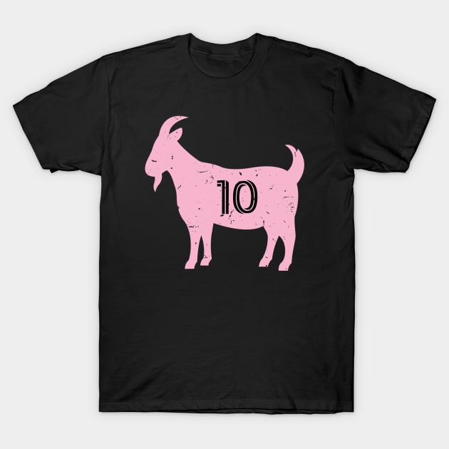 Goat Messi Miami T-Shirt by Julegend